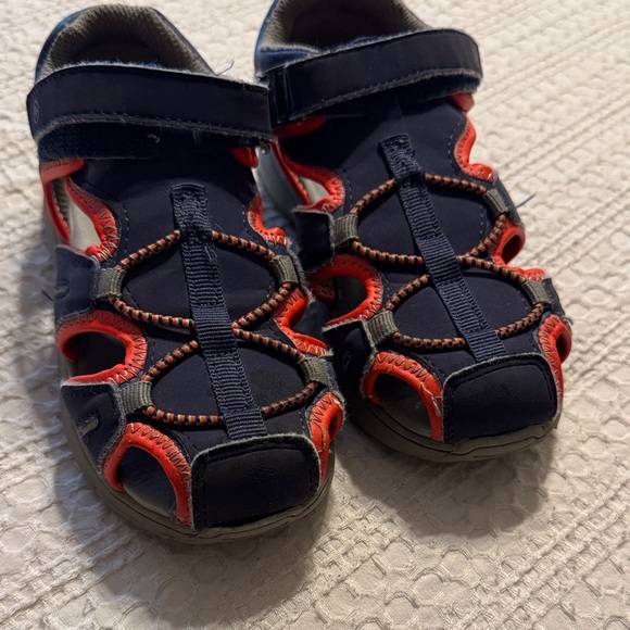 Stride Rite Children's Outdoor Sandals - Brown and Navy - Picture 7 of 10